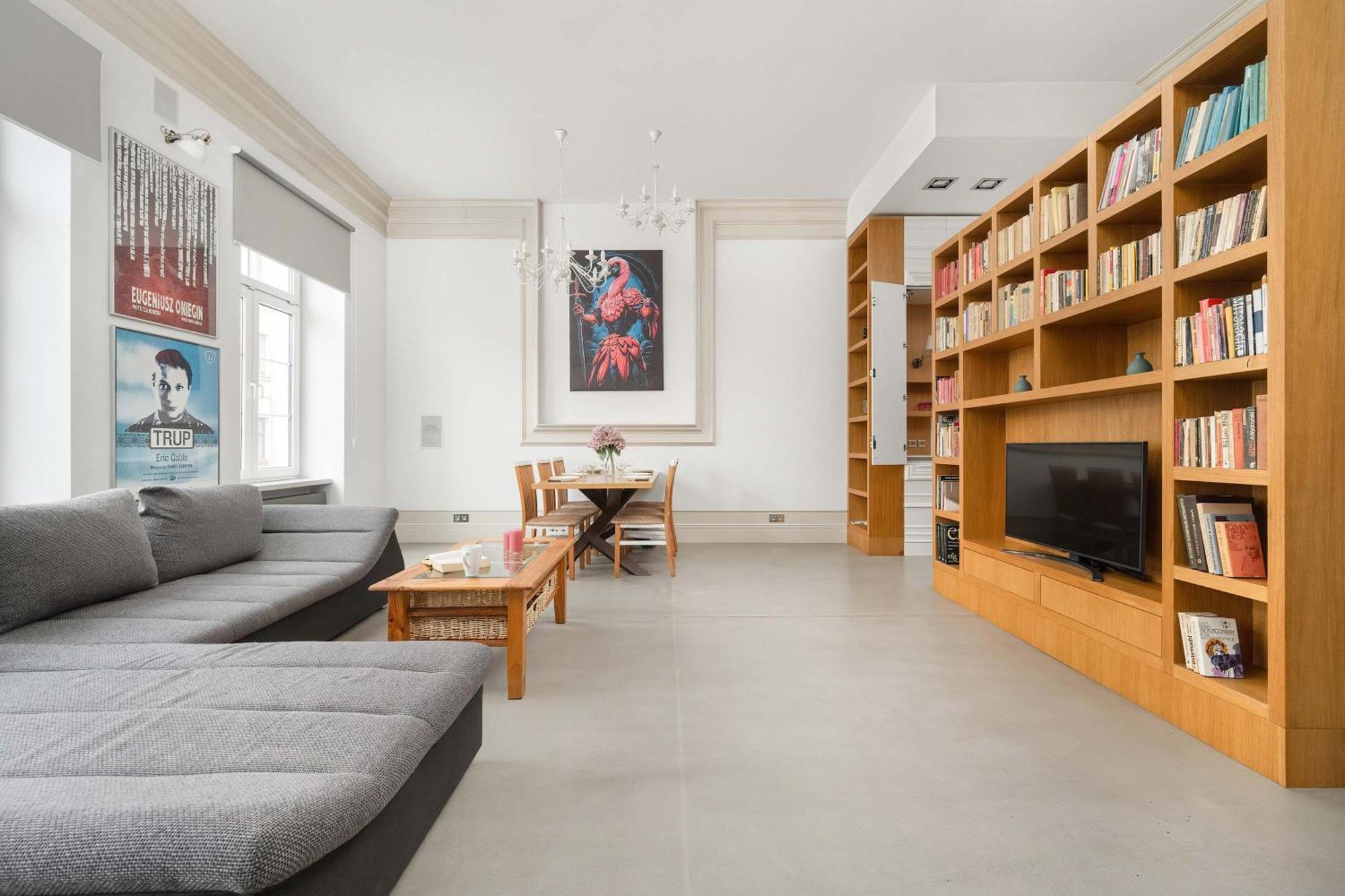 Apartament Unique And Bright Library Near Old Town In By Renters Wrocław